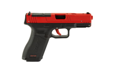 Image of NextLevel Training SIRT 115S Optic Ready Slide Laser Training Pistol, G45/G19X MOS, Red Take Up Laser, Red Shot Indicator Laser, Black/Red, 115S-S2ROR0-00