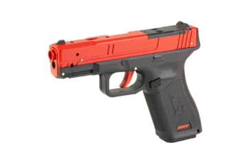 Image of NextLevel Training SIRT 115S Optic Ready Slide Laser Training Pistol, G45/G48 MOS, Red Take Up Laser, Green Shot Indicator Laser, Black/Red, 115S-S2GOR0-00