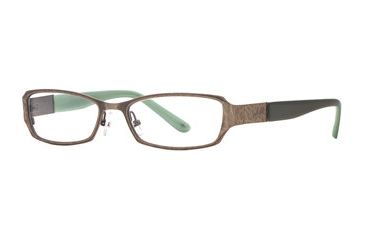 Image of Nicole Miller Abstract SENM ABST00 Bifocal Prescription Eyeglasses - Gold Sage SENM ABST005235 GO