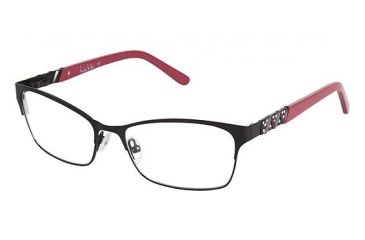 Image of Nicole Miller Amaryllis Eyeglass Frames - Frame MATTE BLACK, Size 53/16mm NMAMARYLLIS01