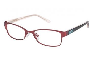 Image of Nicole Miller Aviana Eyeglass Frames - Frame BURGUNDY / ROSE, Size 47/16mm NMAVIANA03