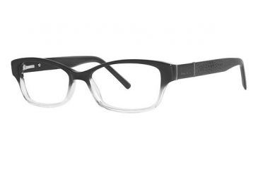 Image of Nicole Miller Bleeker Eyeglass Frames - Frame Black Fade, Size 54/15mm NMBLEEKER01