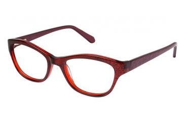 Image of Nicole Miller Cabrini Bifocal Prescription Eyeglasses - Frame BERRY, Size 49/17mm NMCABRINI02