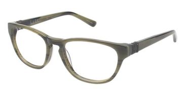 Image of Nicole Miller Chambers Eyeglass Frames - Frame Olive, Size 51/16mm NMCHAMBERS02