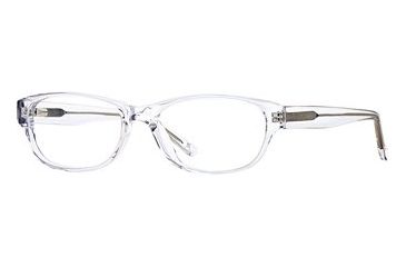 Image of Nicole Miller Collection NL At First Sight SENL ATFI00 Progressive Prescription Eyeglasses - Crystal SENL ATFI005235 CLR