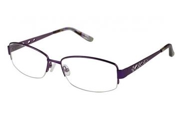Image of Nicole Miller Emerson Bifocal Prescription Eyeglasses - Frame PURPLE/TORTOISE, Size 58/17mm NMEMERSON03