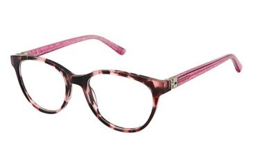 Image of Nicole Miller Finley Bifocal Prescription Eyeglasses - Frame ROSE TORTOISE, Size 48/17mm NMFINLEY03