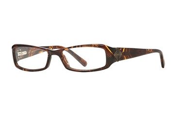 Image of Nicole Miller Glamour Clad SENM GLMR00 Progressive Prescription Eyeglasses - Amber Mist SENM GLMR005235 BN