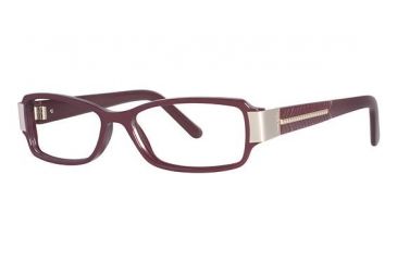 Image of Nicole Miller Hester Bifocal Prescription Eyeglasses - Frame Burgundy, Size 53/15mm NMHESTER03