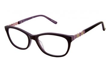 Image of Nicole Miller Larkin Single Vision Prescription Eyeglasses - Frame Eggplant/Lilac, Size 50/16mm NMLARKIN03