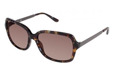 Image of Nicole Miller Marcy Progressive Prescription Sunglasses NMMARCY01 - Frame Color Blue Tortoise