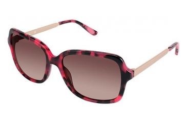 Image of Nicole Miller Marcy Progressive Prescription Sunglasses NMMARCY03 - Frame Color Red Tortoise