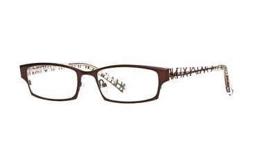 Image of Nicole Miller Outrageous SENM OUTR00 Progressive Prescription Eyeglasses - Burgundy SENM OUTR005135 BUR