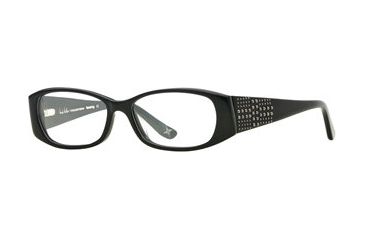 Image of Nicole Miller Ravishing SENM RAVI00 Eyeglass Frames - Black SENM RAVI004935 BK