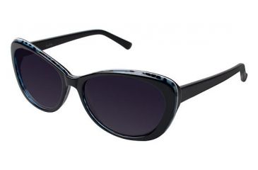 Image of Nicole Miller Roebling Progressive Prescription Sunglasses NMROEBLING01 - Frame Color Black