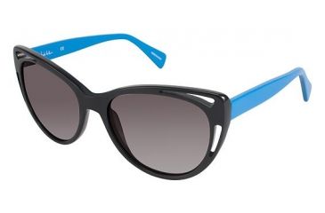 Image of Nicole Miller Taylor Progressive Prescription Sunglasses NMTAYLOR01 - Frame Color Black/Blue