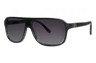Image of Nicole Miller Vandam Sunglasses - Frame Black, Lens Color Black Gradient NMVANDAM01