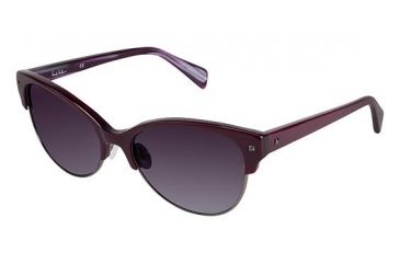 Image of Nicole Miller Verdi Bifocal Prescription Sunglasses NMVERDI03 - Frame Color Purple Horn