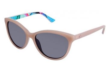 Image of Nicole Miller Wooster Progressive Prescription Sunglasses NMWOOSTER03 - Frame Color Blush/grafitti