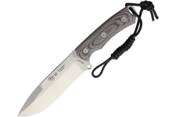 Image of Nieto Chaman Macro Fixed Blade Knife, 5.5 satin finish 1.4116 stainless blade, Black canvas micarta handle, 141-M
