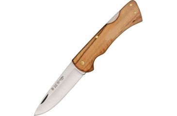 Image of Nieto Navaja Alpina Lockback Fold Knife, SS Drop Point PE, Hardwood Olive handle NIE44