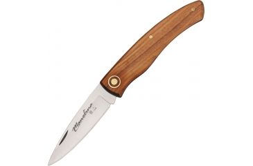 Image of Nieto Navaja Manolina Fold Knife, SS drop point  Plain blade, Iron wood handle NIE400M