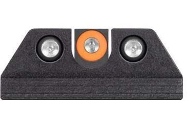 Image of Night Fision Standard Height Night Sight Set, Mossberg MC1sc/MC2/MC2c, Orange Front Ring, U Notch Rear, MBG-352-007-OGZG