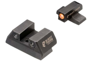 Image of Night Fision Optics Ready Stealth SIG Sauer Night Sight Set, SIG P320 w/ Holosun SCS, #8 Orange Front, SIG-180-157-165-OGZG