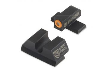 Image of Night Fision Perfect Dot Night Sight Set w/Front, U Rear, Orange Front w/Green Tritium, Blank Rear, Fits Sig Sauer 9mm & .357 P-Series Pistols with #8, SIG-177-014-OGZX