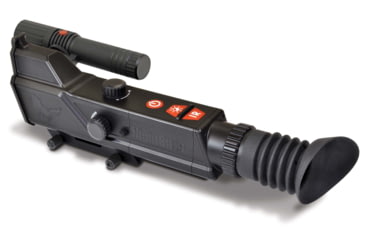 Image of Night Owl Optics NightShot Rifle Scope, 3x40mm, Second Focal Plane, 3 Each in Black and White Reticle, Matte w/ IR850-NS Illuminator, Black, NIGHTSHOTGWP