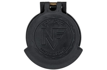 Image of NightForce ATACR Rifle Scope Flip-Up Lens Caps, 25x F2/35X F1, Black, A472