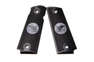 Image of Nighthawk Custom Alumagrips, Government w/ Nighthawk Logo, Ambi Cut, Thin, G121