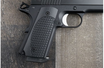 Image of Nighthawk Custom ETC-Frag G10 Grips, Officer,Thin, Black, for Signature Series, Like Heinie Signature Compact, G154