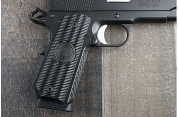 Image of Nighthawk Custom Gator Back, Black Micarta, Bobtail Grips, w/ Nighthawk Logo, G109