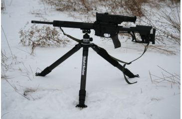 Image of NightSnipe Elite Hunter Carbon Fiber Shooting Tripod, NS67 Ball Head and NightSnipe Picatinny Rail Mount Combo Kit, EHNS67-2288