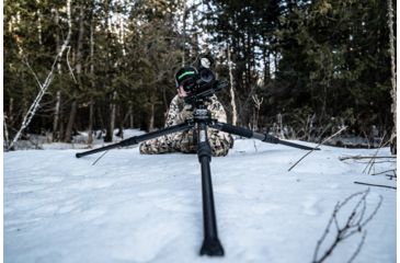 Image of NightSnipe Elite Hunter Carbon Fiber Shooting Tripod, NS67 Ball Head and NightSnipe Picatinny Rail Mount Combo Kit, EHNS67-2288