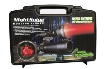 Image of NightSnipe Class-3 Double Trouble NS750 Dimmable Hunting Light, Green 2, Red 2 Beam, C3A-750D-RGRG-8858