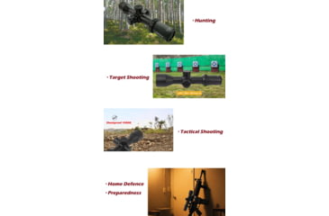 Image of NightStar 3-12x42mm 30mm Tube Riflescope, First Focal Plane, Illuminated Mil-Dot, Black, NS11214