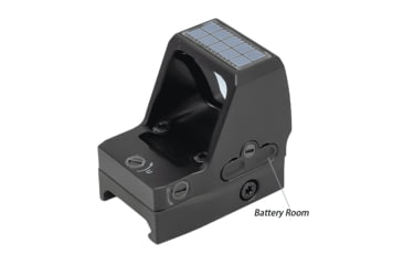 Image of NightStar PR24S Solar Reflex Red Dot Sight, 1x0.79x0.94mm, 3 MOA Dot, Black, NS15245