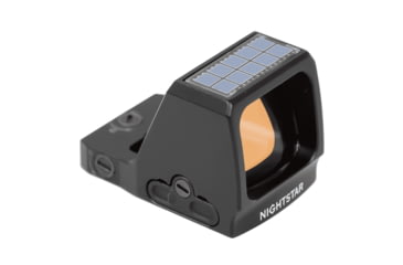 Image of NightStar PR24S Solar Reflex Red Dot Sight, 1x0.79x0.94mm, 3 MOA Dot, Black, NS15245