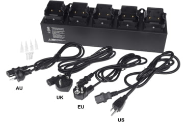 Image of Nightstick 5-bank Ac Charger - Rechargeable Intrant Angle Lights - 5568-CHGRAC5