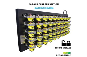 Image of Nightstick Cap Lamp 50 Light Charging Station, Black, 5560-CHGR50