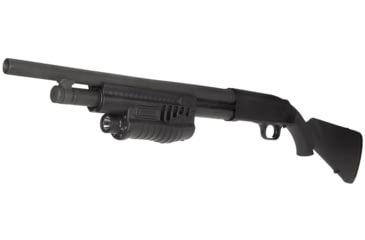 Image of Nightstick Shotgun Forend Light f/ Mossberg 500/590/Shockwave w/ Green Laser, Black, SFL-11GL