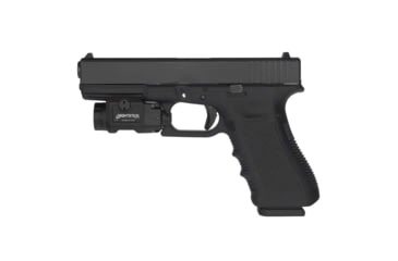 Image of Nightstick TCM-10 650 Lumens Compact LED Weapon-Mounted Light, CR123, White Light, Ambidextrous, Black, TCM-10
