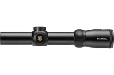 Image of Nikko Stirling Diamond 1-4x24mm Rifle Scope, 30mm Diameter, German #4 Dot Ret, Black, ndsi1424
