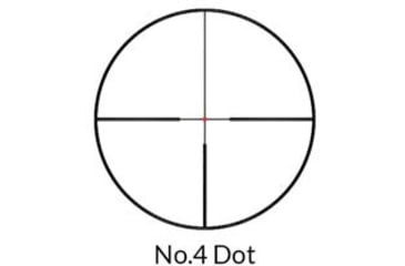 Image of Nikko Stirling Diamond 3-9x42mm Rifle Scope, 30mm Tube, Illuminated German #4 Dot Reticle, Black, ndsi3942