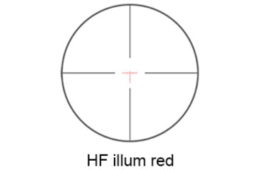 Image of Nikko Stirling Diamond 6-24x50mm Rifle Scope, 30mm Tube, Illuminated Hold Fast Reticle w/Sunshade, Black, ndsi62450lrhf