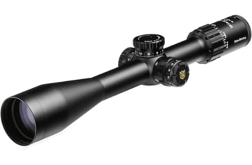 Image of Nikko Stirling Diamond 6-24x50mm, 30mm Tube Rifle Scope, Second Focal Plane, Illuminated Hold Fast Reticle w/Sunshade, Matte Black, NDSI62450LRHF