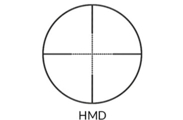Image of Nikko Stirling Mount Master 4-12x50mm Rifle Scope, 1in Tube, HMD Reticle, 1/4 MOA, Black, nmm41250aon