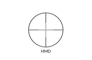Image of Nikko Stirling Mountmaster AO Rifle Scope, 3-9x40mm, 1 inch Tube, 1/4 MOA, HMD Reticle, Clam Pack, Black NMM3940AOWC